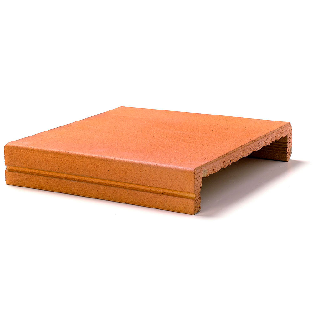 Skånsk Natural Terracotta Ledestang Matt 24x16 cm